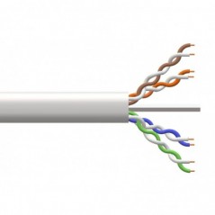 CAVO SOLIDO UTP PER RETI CATEGORIA 5E AWG24 MATERIALE CCA MATASSA MT 305 CLASSE CPR ECA