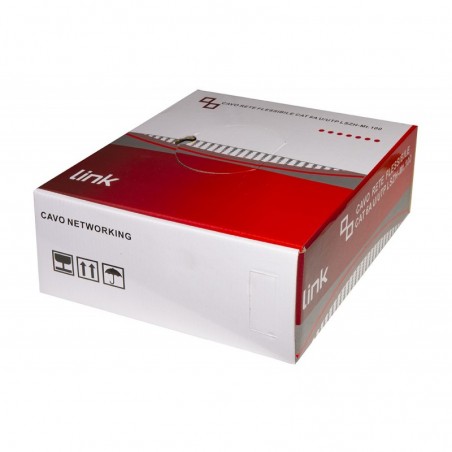 MATASSA CAVO RETE CATEGORIA 6A NON SCHERMATO UTP AWG24 HALOGENFREE FLESSIBILE COLORE ROSSO MT.100