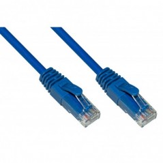 CAVO RETE CATEGORIA 6A NON SCHERMATO UTP AWG24 COLORE BLU HALOGENFREE MT 0,25