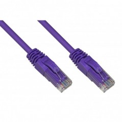 CAVO RETE CATEGORIA 6A NON SCHERMATO UTP AWG24 COLORE VIOLA HALOGENFREE MT 0,25