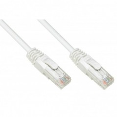 CAVO RETE CATEGORIA 6A NON SCHERMATO UTP AWG24 COLORE BIANCO HALOGENFREE MT 0,25