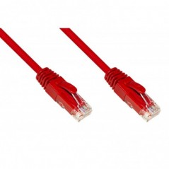 CAVO RETE CATEGORIA 6A NON SCHERMATO UTP AWG24 COLORE ROSSO HALOGENFREE MT 0,5