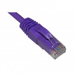 CAVO RETE CATEGORIA 6A NON SCHERMATO UTP AWG24 COLORE VIOLA HALOGENFREE MT 0,5