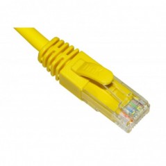 CAVO RETE CATEGORIA 6A NON SCHERMATO UTP AWG24 COLORE GIALLO HALOGENFREE MT 1