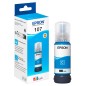 EPSON FLACONE INK CIANO 70ML PER SERIE ECO TANK, 107 EPSON FLACONE INK CIANO 70ML PER SERIE ECO TANK, 107