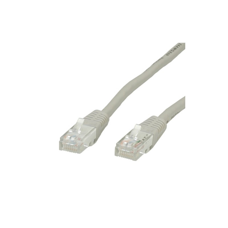 VALUE CAVO UTP PATCHCORD CAT.6 CLASS E, GRIGIO, 5M
