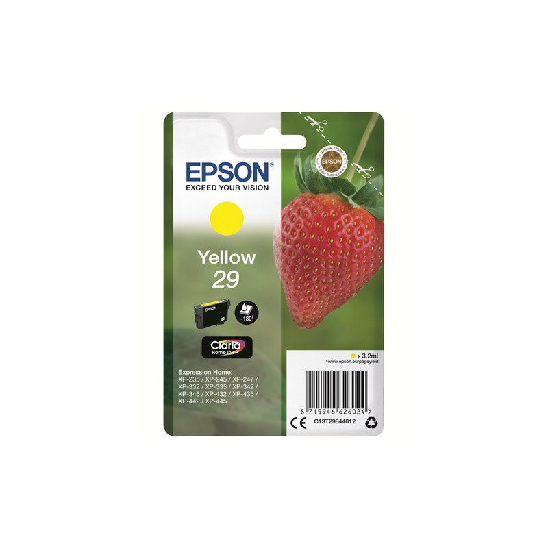 EPSON CART. INK GIALLO SERIE FRAGOLA