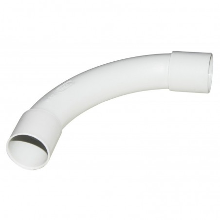 ANGOLO PER TUBI DI CONDOTTA DIAMETRO 25 MM PVC LK80425
