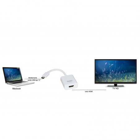 ADATTATORE USB-C /  HDMI 2.0 4KX2K 60HZ FEMMINA