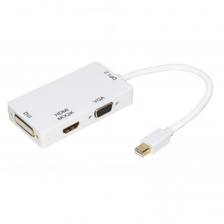 ADATTATORE MINI DISPLAYPORT MASCHIO 1.2 A DVI+HDMI 4KX2K+VGA FEMMINA