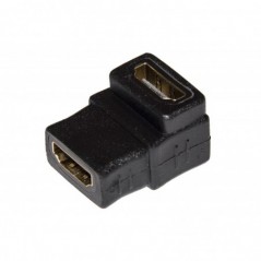 ADATTATORE HDMI FEMMINA/FEMMINA 90°