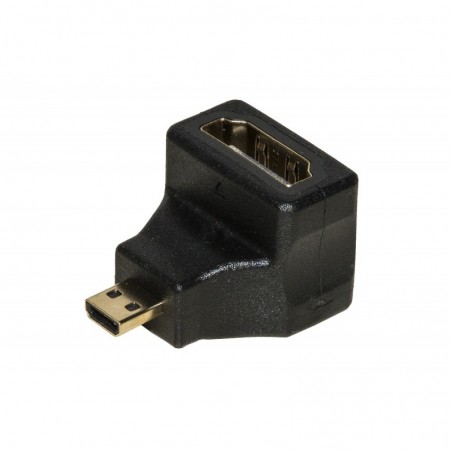 ADATTATORE HDMI FEMMINA - MICRO HDMI MASCHIO 90° ANGOLATO