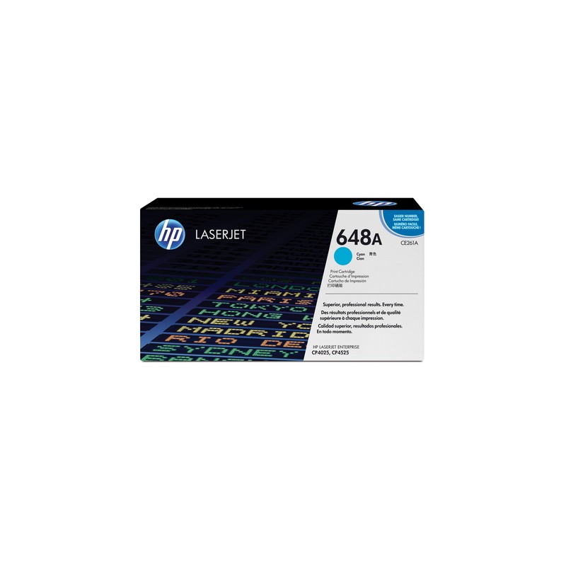 HP TONER CIANO LASERJET CE261A CP4525 N/DN 11K CC493A