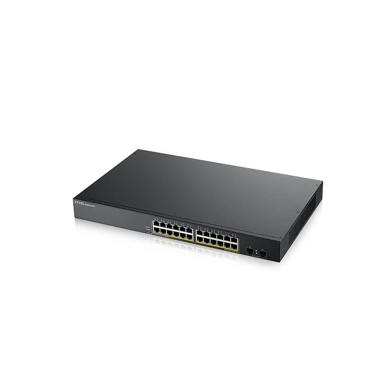 ZYXEL SWITCH MANAGED 24 PORTE GIGABIT+2 SFP GIGABIT, IPV6, VLAN, DESIGN SENZA VENTOLE, RACK ZYXEL SWITCH MANAGED 24 PORTE GIGABIT+2 SFP GIGABIT, IPV6, VLAN, DESIGN SENZA VENTOLE, RACK