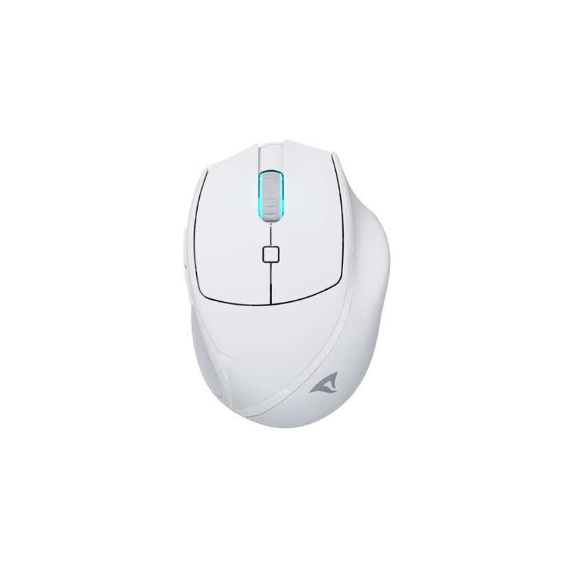 SHARKOON MOUSE WIRELESS OFFICEPAL, ERGONOMICO, BIANCO