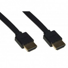 CAVO PIATTO HDMI ULTRA SLIM 4K CON MINI CONNETTORI SALVASPAZIO MT 1,8