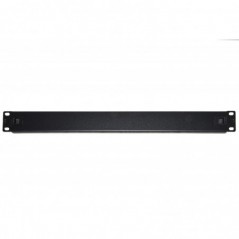 PANNELLO CIECO 1 UNITA' PER ARMADI RACK 19" COLORE NERO CHIUSURA A SCATTO