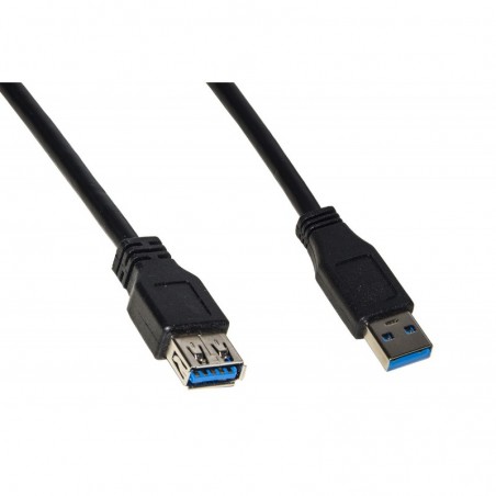 CAVO PROLUNGA USB 3.0 CONNETTORI A MASCHIO/FEMMINA IN RAME MT 1