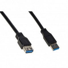 CAVO PROLUNGA USB 3.0 CONNETTORI A MASCHIO/FEMMINA IN RAME MT 1,8