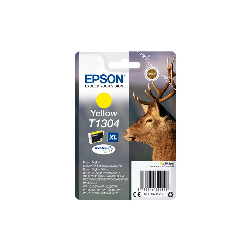 EPSON CART INK GIALLO PER B42WD/WF PRO 7015, SERIE XL CERVO