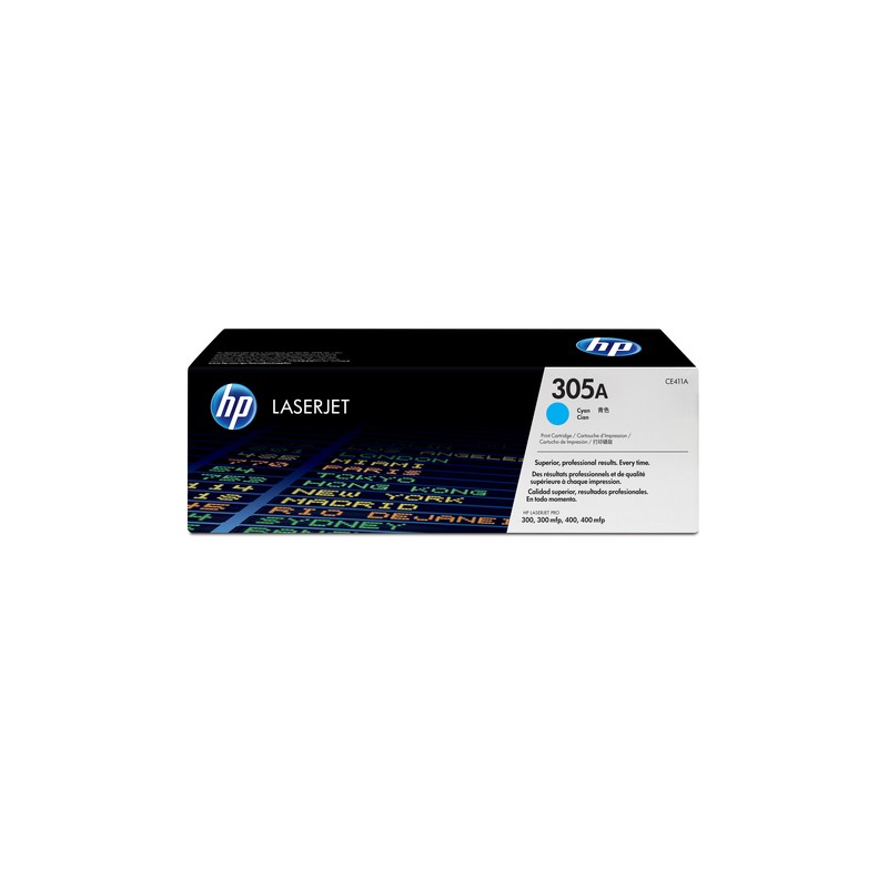 HP TONER CIANO PER M351/451/375/475 LJ PRO300/400 2600PAG, 305A