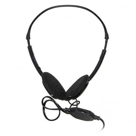 CUFFIA AUDIO STEREO COLORE NERO