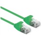 ROLINE CAVO UTP, DATA CENTER PATCHCORD CAT.6A/CLASS EA, LSOH, SLIM, VERDE, 0.5M