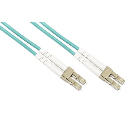 CAVO FIBRA OTTICA LC A LC MULTIMODE DUPLEX OM3 50/125 MT.1