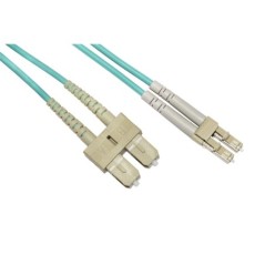 CAVO FIBRA OTTICA LC A SC MULTIMODE DUPLEX OM3 50/125 MT.1