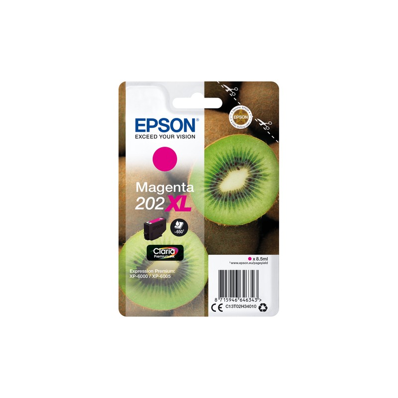 EPSON CART INK MAGENTA 202XL KIWI CONF SINGOLA AD ALTA CAPACITA