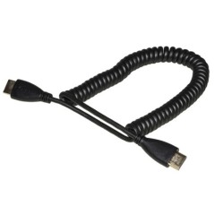 CAVO HDMI MASCHIO-MASCHIO A SPIRALE ESTENSIBILE FINO A MT 1,60