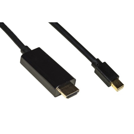 CAVO MINI DISPLAYPORT 1.4 - HDMI 2.0 CONTATTI DORATI 4KX2K 60HZ 18GBPS HDR RGB 4:4:4 MT 1