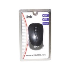 MOUSE WIRELESS 3 TASTI NERO RICEVITORE USB 1000 DPI