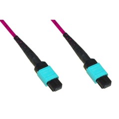 CAVO FIBRA OTTICA MPO/MPO FEMMINA/FEMMINA 12 FIBRE OM4 METODO A MT 2 TIPO B