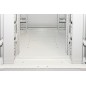 ARMADIO RACK 19" 42U (A)2055, (L)800, (P)800 COLORE GRIGIO PORTA VETRO CON GUIDACAVI LATERALE