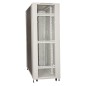 ARMADIO RACK 19" 42U (A)2055, (L)800, (P)800 COLORE GRIGIO PORTA VETRO CON GUIDACAVI LATERALE