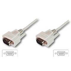 CAVO PROLUNGA SERIALE RS232 PIN-TO-PIN (MODEM CABLE) 9 POLI MASCHIO/MASCHIO MT.2