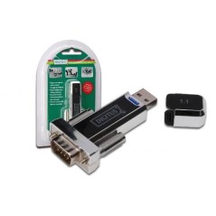 CONVERTITORE DA PERSONAL COMPUTER USB 1.1 CON PORTA TIPO A  - PORTA SERIALE RS232 9  PIN MASCHIO