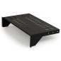 RIPIANO PER ARMADIO 19" 2 UNITA' PROFONDITA' 250 MM. (UNIVERSALE) COLORE NERO