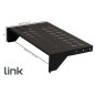 RIPIANO PER ARMADIO 19" 2 UNITA' PROFONDITA' 250 MM. (UNIVERSALE) COLORE NERO