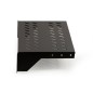 RIPIANO PER ARMADIO 19" 2 UNITA' PROFONDITA' 250 MM. (UNIVERSALE) COLORE NERO