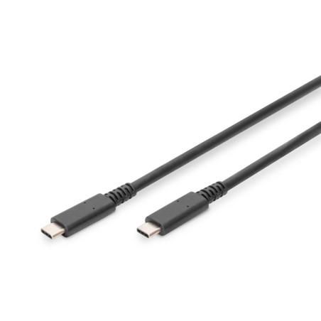 CAVO DI COLLEGAMENTO USB 4.0, DA TYPE-C A TYPE-C RISOLUZIONE MAX. 8K@30HZ, PD3.0, 40GBITS/S, 0,8M, DIGITUS