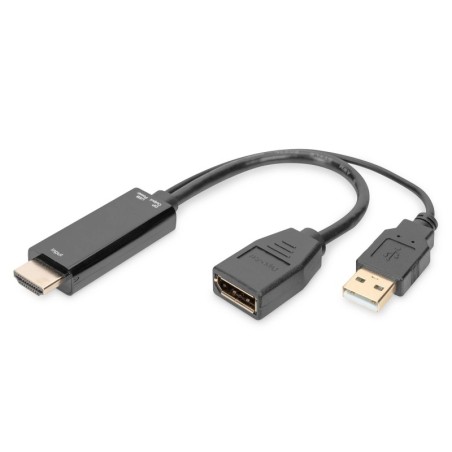 DIGITUS ADATTATORE DA 4K- HDMI A DISPLAYPORT