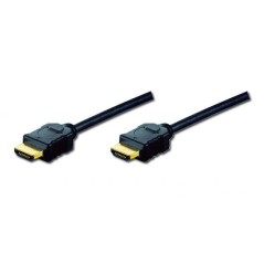 CAVO DI COLLEGAMENTO HDMI 4K 3D CON ETHERNET CONNETTORI DORATI MT. 1 TRIPLA SCHERMATURA