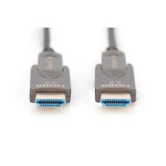 DIGITUS CAVO IN FIBRA OTTICA IBRIDO 4K - HDMI® AOC CONNETTORE RIMOVIBILE MT 15