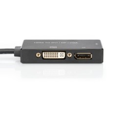 ADATTATORE HDMI - DP+DVI+VGA 3 IN 1