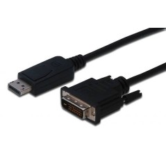 CAVO ADATTATORE DISPLAYPORT CONNETTORI DP MASCHIO - DVI-D(24+1) MASCHIO MT. 1