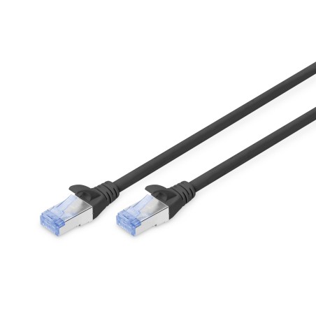 CAVO RETE CAT 5E SCHERMATO SF/UTP COLORE NERO MT 1 DIGITUS