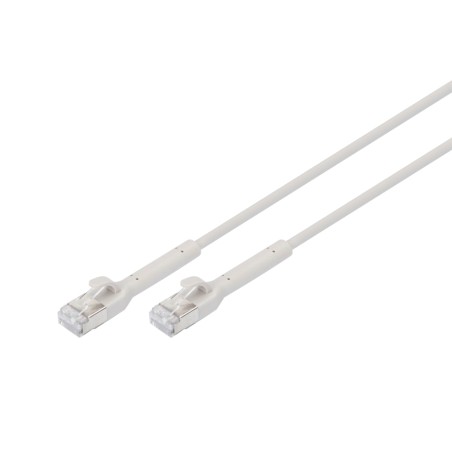 DIGITUS CAVO PATCH ANGOLATO CAT 6A F-FTP, RAME, 0,5 M, GRIGIO