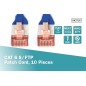 CONFEZIONE 10 CAVI CAT 6 SCHERMATI S/FTP MT 3 COLORE BLU DIGITUS